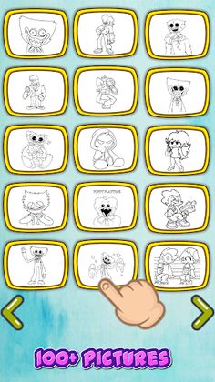 Huggy vs FNF Horror Coloring - Screenshot 2