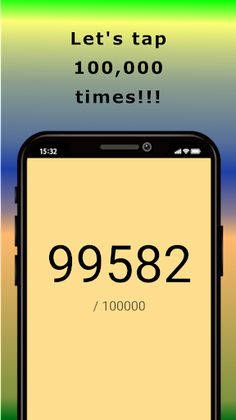 Let's tap 100,000 times!!! - Screenshot 1