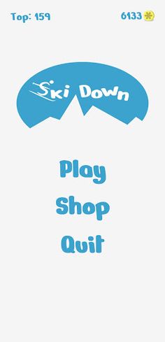 Ski Down 2D - Screenshot 1