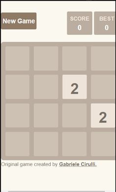 2048 - Screenshot 1
