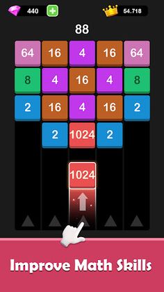 X2 Blocks: 2048 Merge - Screenshot 2