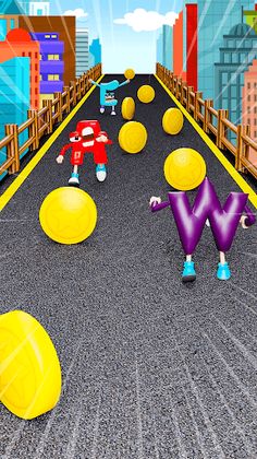 Alphabet Runner 3D ABC Race - Screenshot 4