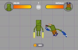 Ragdoll Melon Fight - Screenshot 2