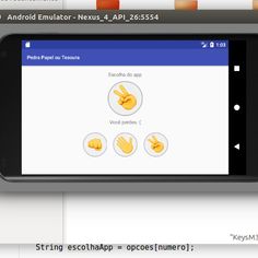M3Mlabs - Pedra Papel ou Tesou - Screenshot 2
