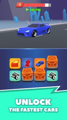 Night Race - Idle Car Merger - Screenshot 2