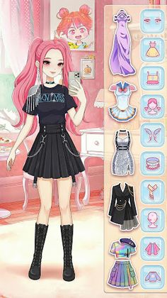 Anime Moe Girls Dress Up Games - Screenshot 1