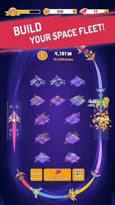 Merge Spaceships - Idle Space - Screenshot 1