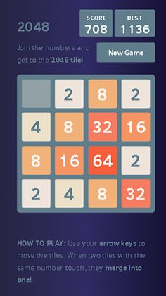 Play 2048 - Screenshot 2