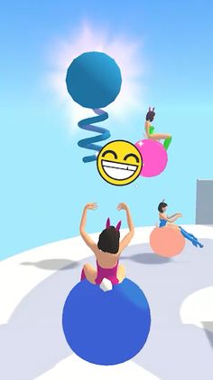 Yoga Ball Race - Screenshot 1