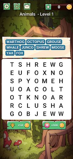 Wordsearch Puzzles - Screenshot 1