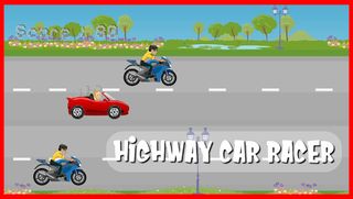 Highway Girl Car Racing - Screenshot 1