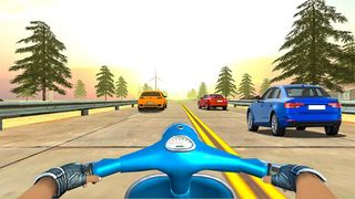 VR Highway Traffic Bike Racer - Screenshot 3