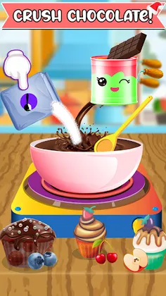 School Kids Christmas Cupcakes - Screenshot 3