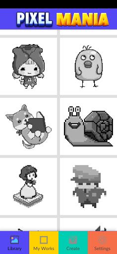 Pixel Mania Relaxing and Satis - Screenshot 1