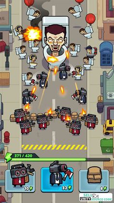 Merge War Monster vs Cyberman - Screenshot 1