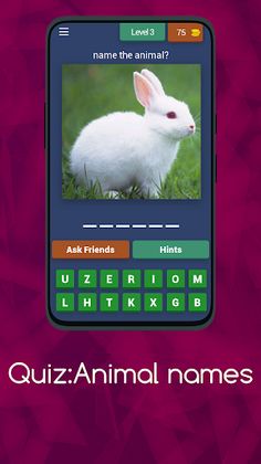QUIZ:ANIMAL NAMES - Screenshot 4