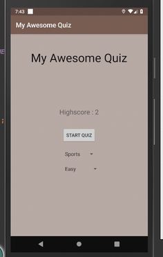 My Awesome Quiz - Screenshot 1