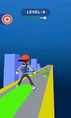 Sky Roller -Skating Boy - Screenshot 1