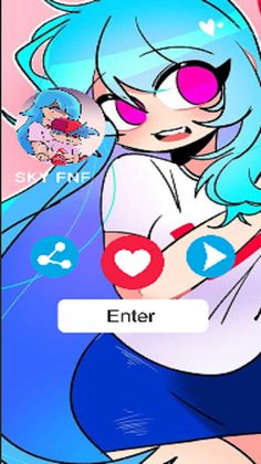 Sky fnf video call - Screenshot 1