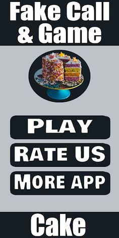 Fake Call Cake game - Screenshot 1