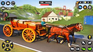 Horse Cart Transport Taxi Game - Screenshot 2