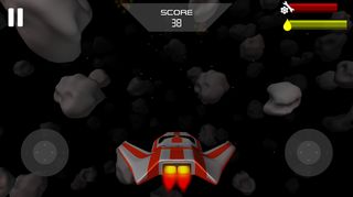 Asteroids and Spaceship - Screenshot 3