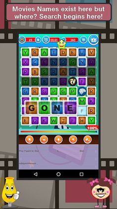 Mesh of Movies: Word Search Ga - Screenshot 1