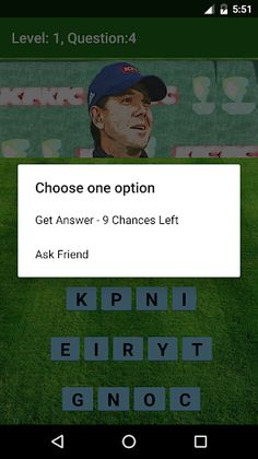Cricketers Quiz - Screenshot 4