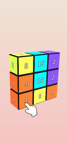 2048 3d : swipe and merge Puzz - Screenshot 1