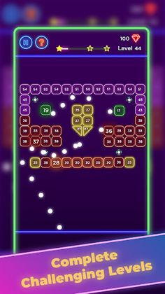 Brick Breaker - Neon Bricks - Screenshot 4