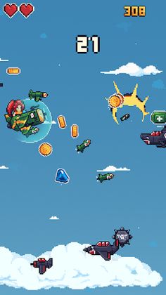 Girls and Airplanes: Action Fl - Screenshot 2
