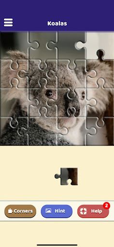 Koala Love Puzzle - Screenshot 1