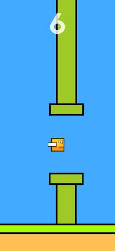 Flappy Square - Flying Bird - Screenshot 4