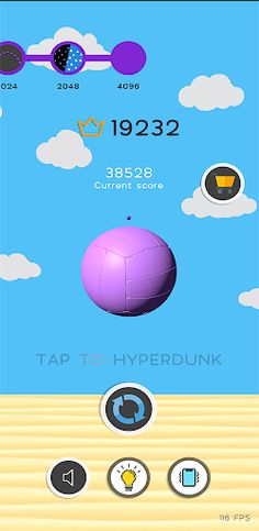 Hyper Dunk 2048 - Screenshot 1