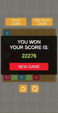 2048 - The number puzzle - Screenshot 3