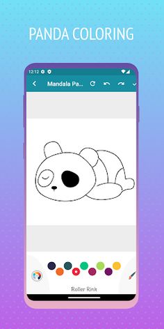 Little Panda Coloring Game - Screenshot 2