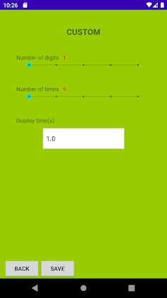 flash mental arithmetic - Screenshot 3