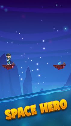 Space Stick Man Hero Endless - Screenshot 1