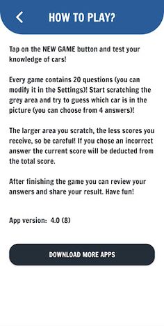 Car Scratch Quiz - Screenshot 4