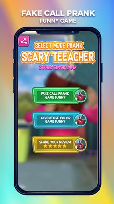 Scary Teacher Games Fake Call - Screenshot 2