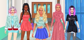 School girl Dress up - Screenshot 1