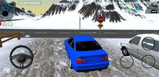 Snow Car Driving Mountain - Screenshot 2