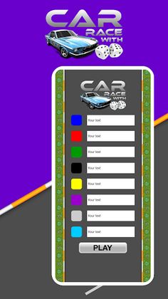 Car Race With Dice - Screenshot 1