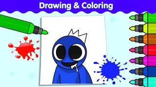 AZUL BABÃO Jogo 2 Easy Drawing - Screenshot 2