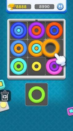 Color Rings - 3D Happy Ring Pu - Screenshot 1