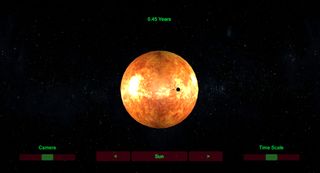 Solar System Sim - Screenshot 1