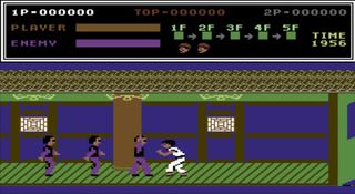 C64 Kung Fu Master - Screenshot 1