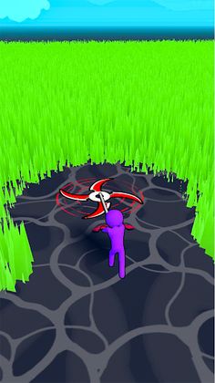 Merge Blade : Cut Grass Run - Screenshot 1