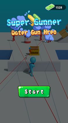 Super Gunner:Water Gun Hreo - Screenshot 1