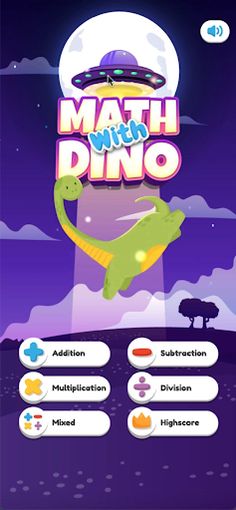 Dino Math Quest - Math Games - Screenshot 1